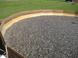 Roundpen mit Swing Ground - Belag