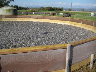 Roundpen von der Seite