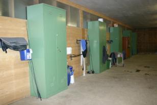 Stallgang der Einzelboxen Stallgang der Einzelboxen